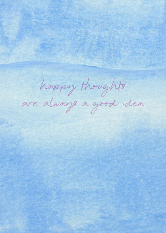 Positive Blue Vibes | Canvas