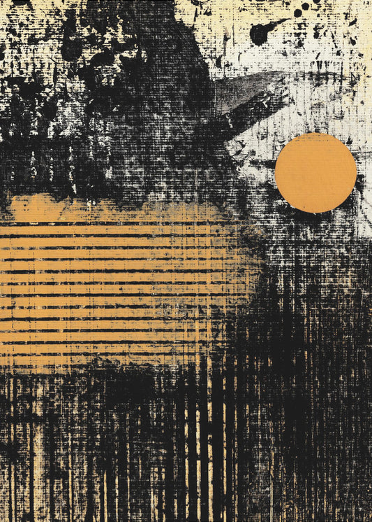 Brushstrokes With Textured Patterns | Poster