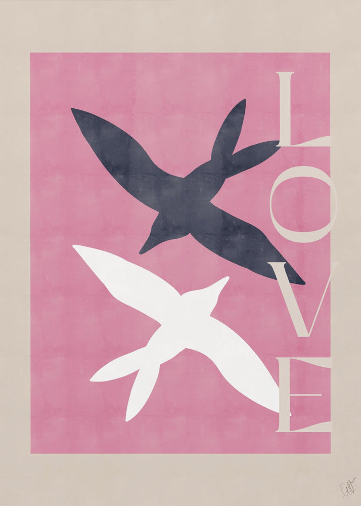 Birds in Love | Canvas