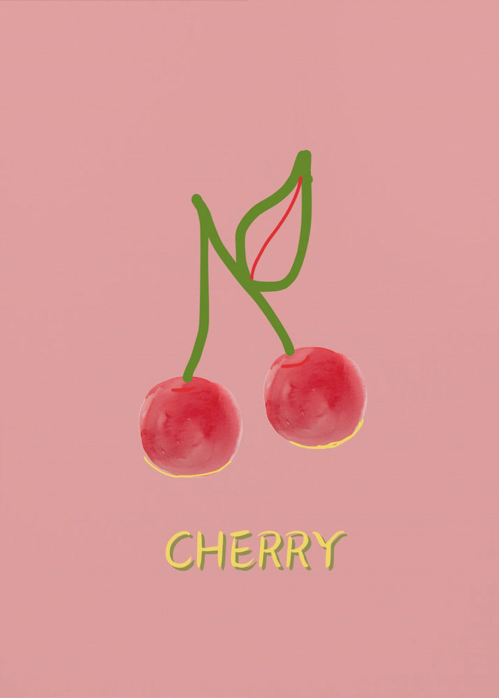 Cherry in Pink | Canvas