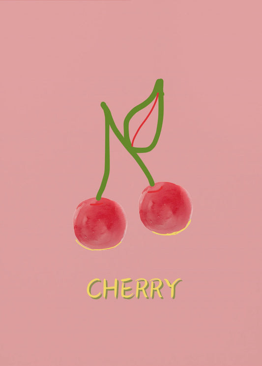Cherry in Pink | Canvas