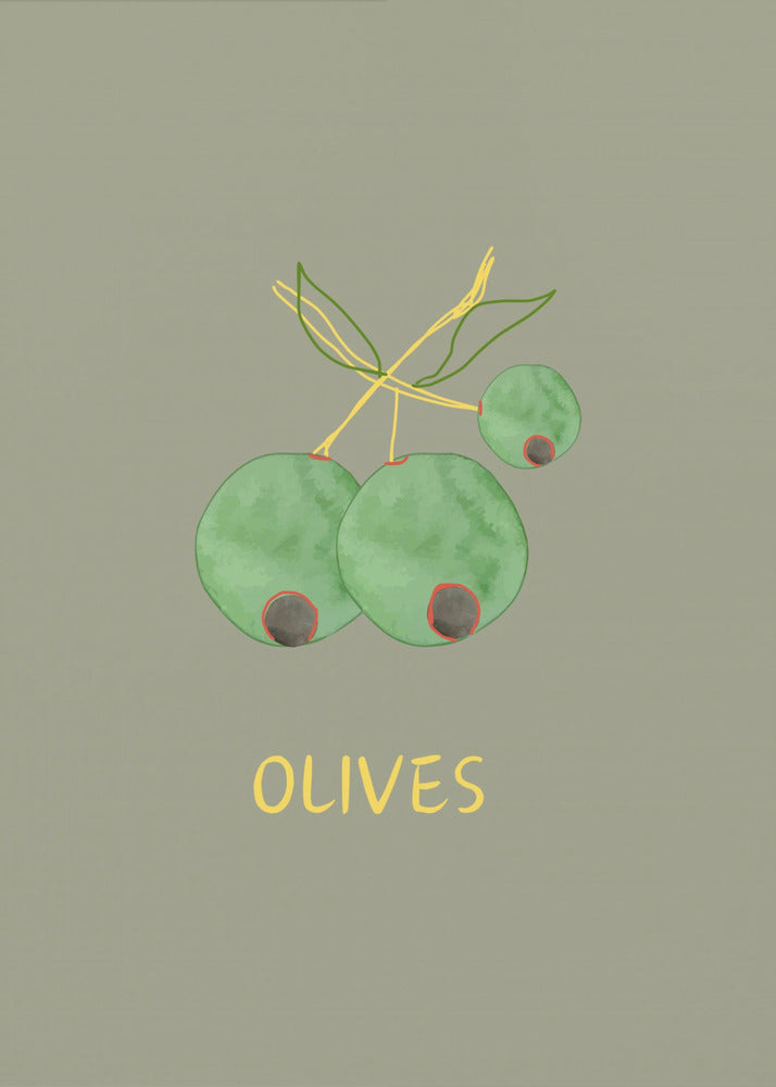 Olives in Green | Poster