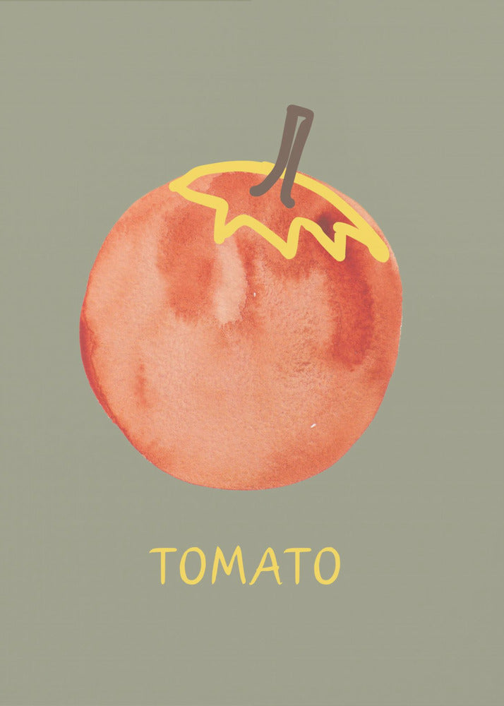 Tomato in Green | Canvas