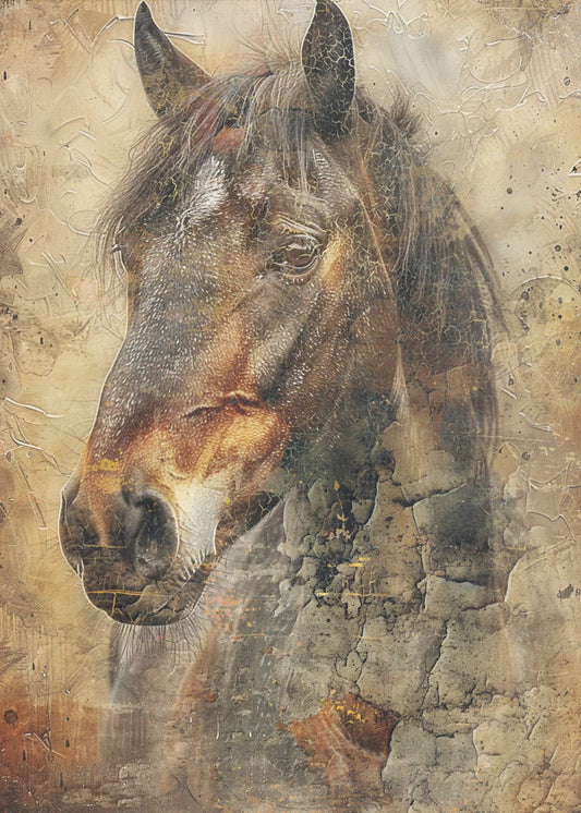 Horse Illustration 09 | Canvas