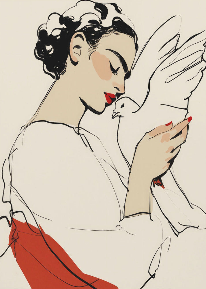 Dove Embrace | Canvas