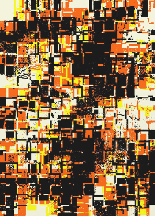 Colorful Geometric Blocks | Canvas