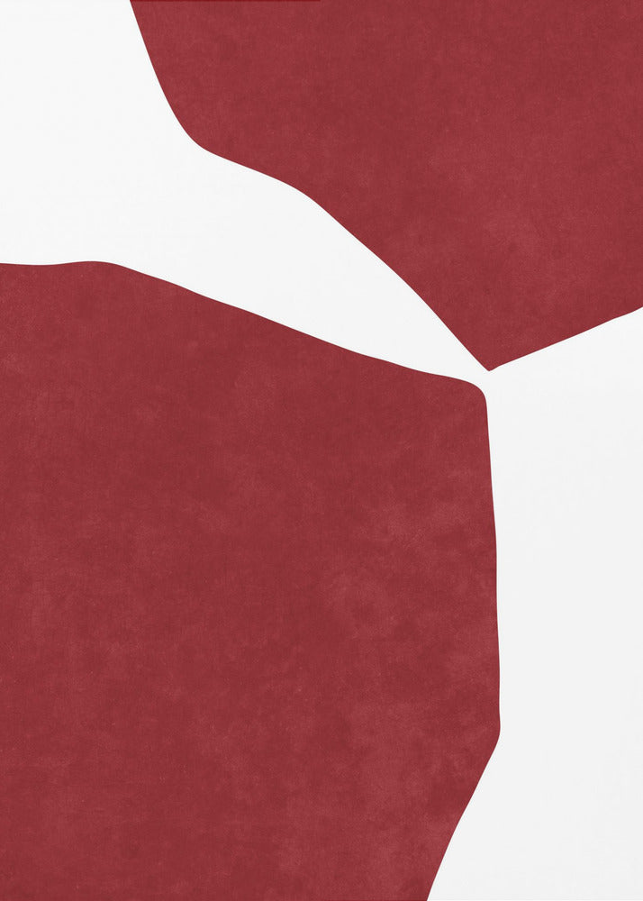 Abstract Red on white | Canvas