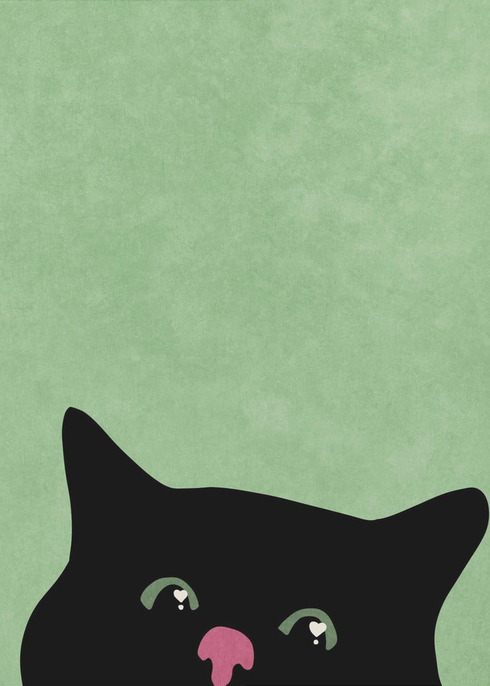 Curious cat | Poster