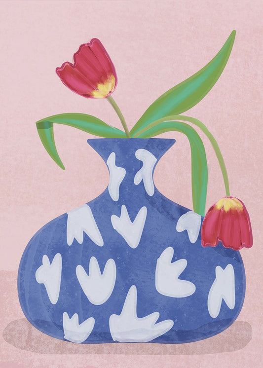 Tulpe in vase | Canvas