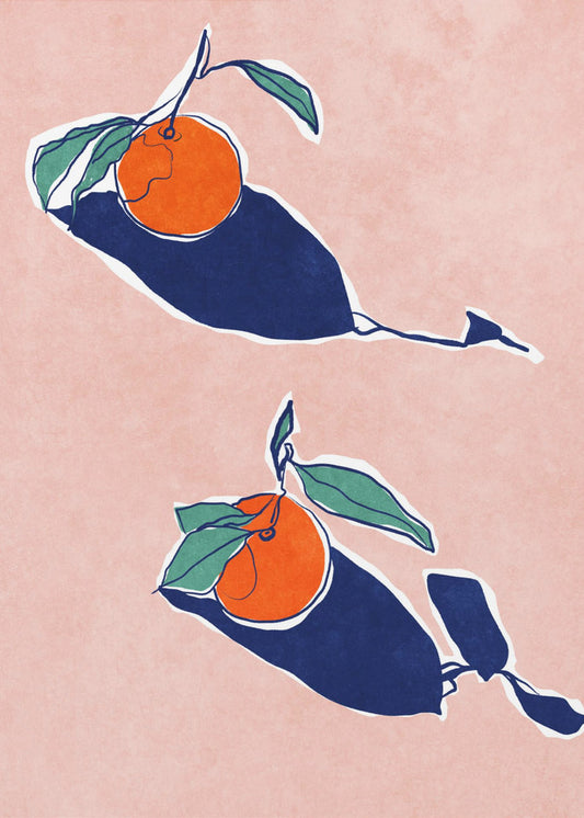 Abstract Oranges | Poster