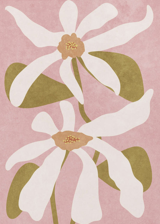 Abstract Flowers I | Poster