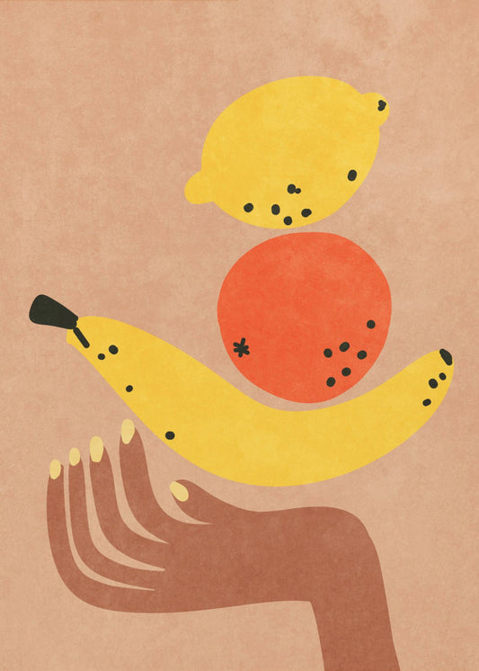Fruits in my hand | Poster