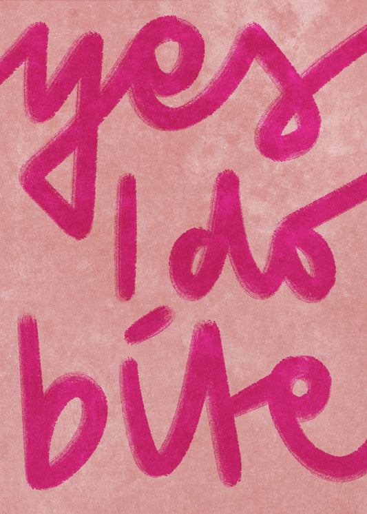 Yes I do bite | Canvas