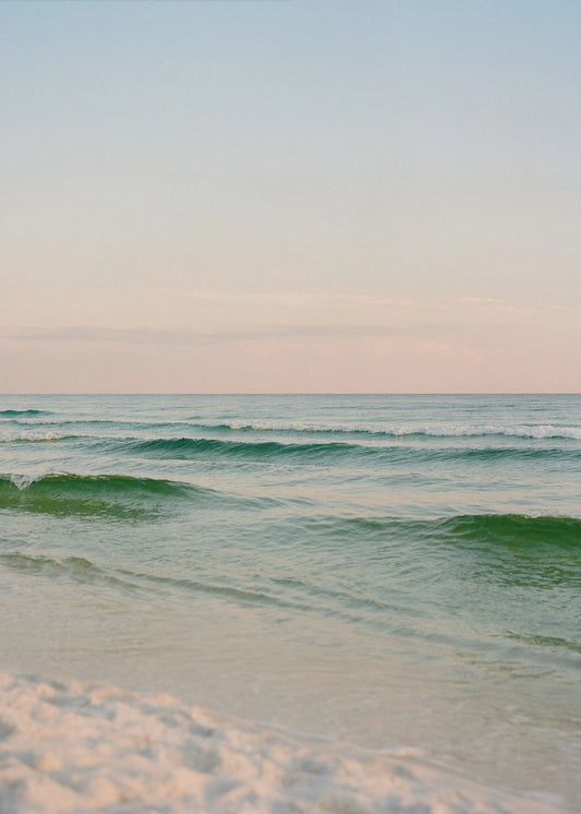 Pastel Ocean Sunset V | Poster