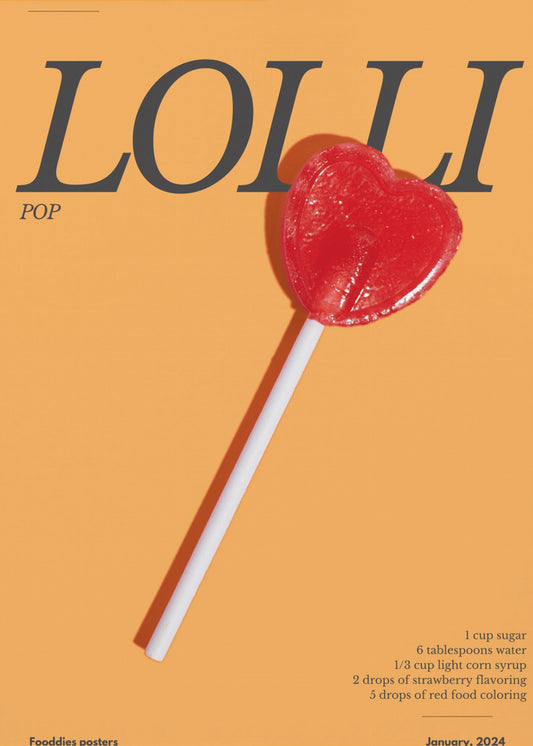 Heart Lollipop | Canvas