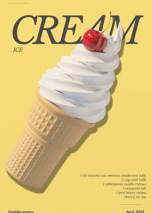 Cherry on Top Ice Cream | Canvas