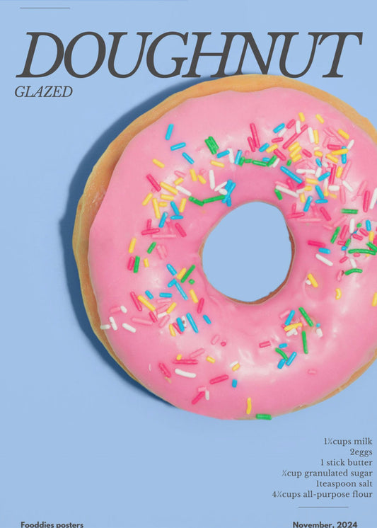 Pink Glaze Doughnut | Canvas