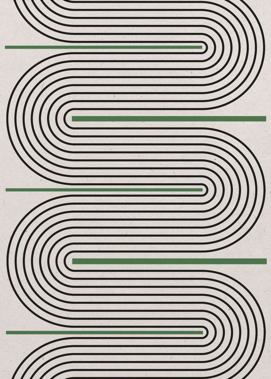 Curved Harmony | Canvas