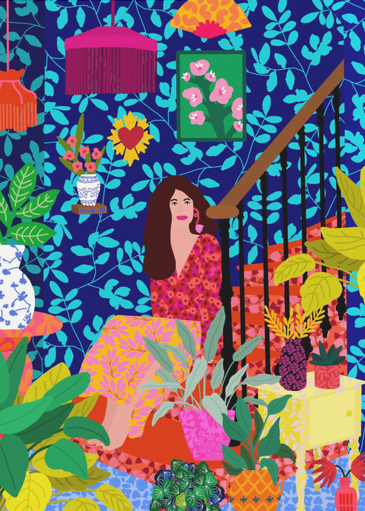 Girl At the Stairs | Poster