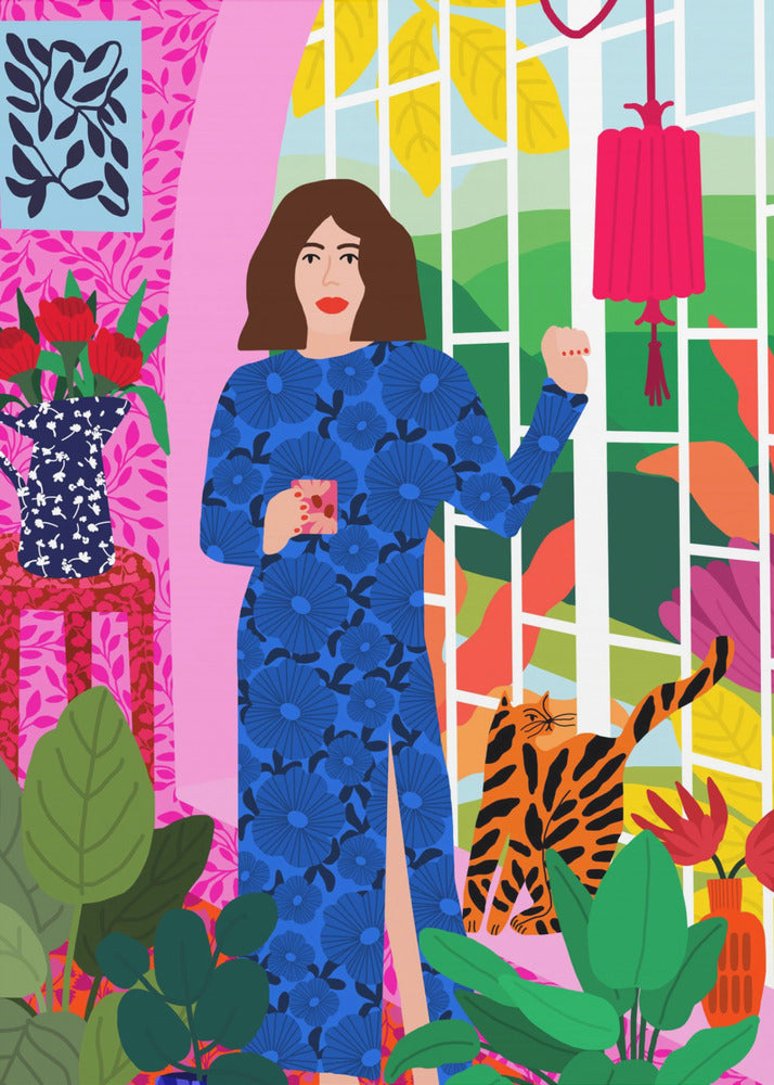 Getting My Early Morning Tea | Poster