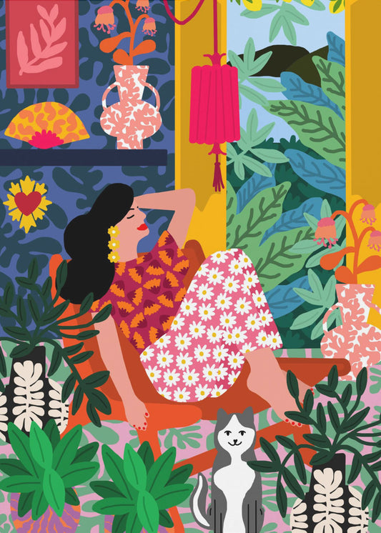 Flower power Woman | Poster