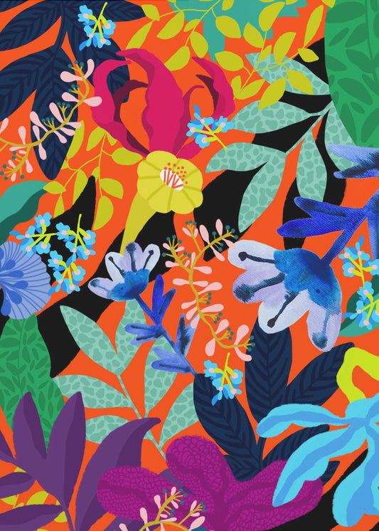 9933x14043 Din 131 Abstract Floral | Poster