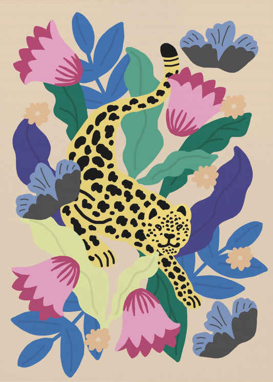 Floral Leopard | Poster