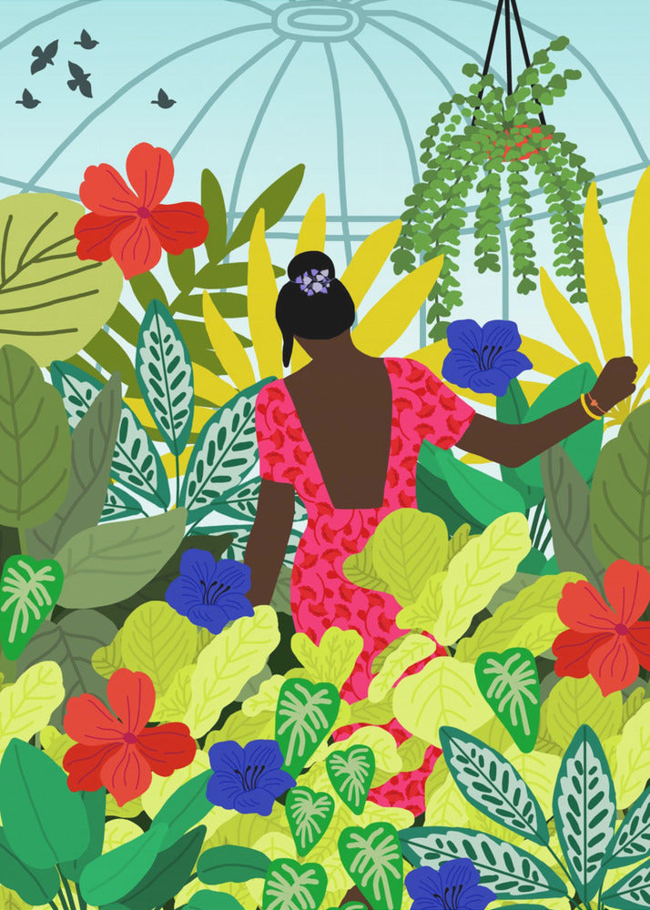 Walking In My Greenhouse | Poster