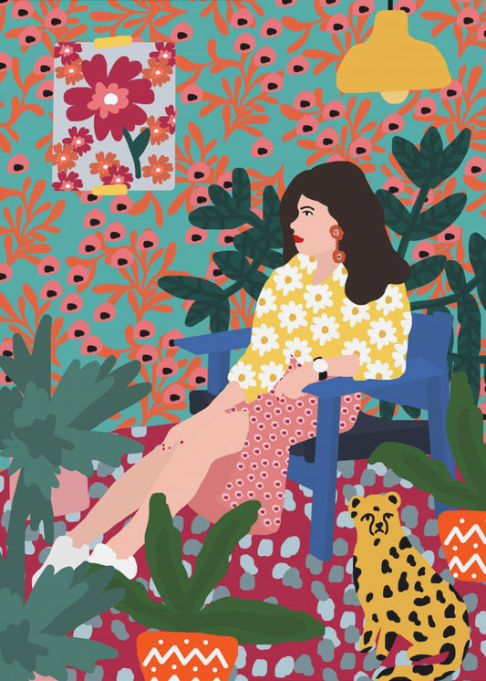 Floral daydreaming | Canvas