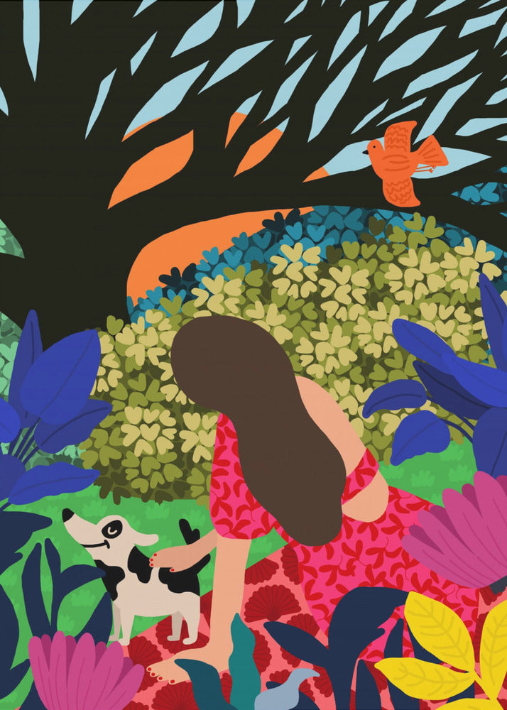 Quality time in Park | Poster