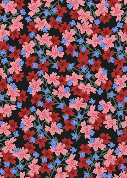 9933x14043 Din 50 Romantic Floral | Poster