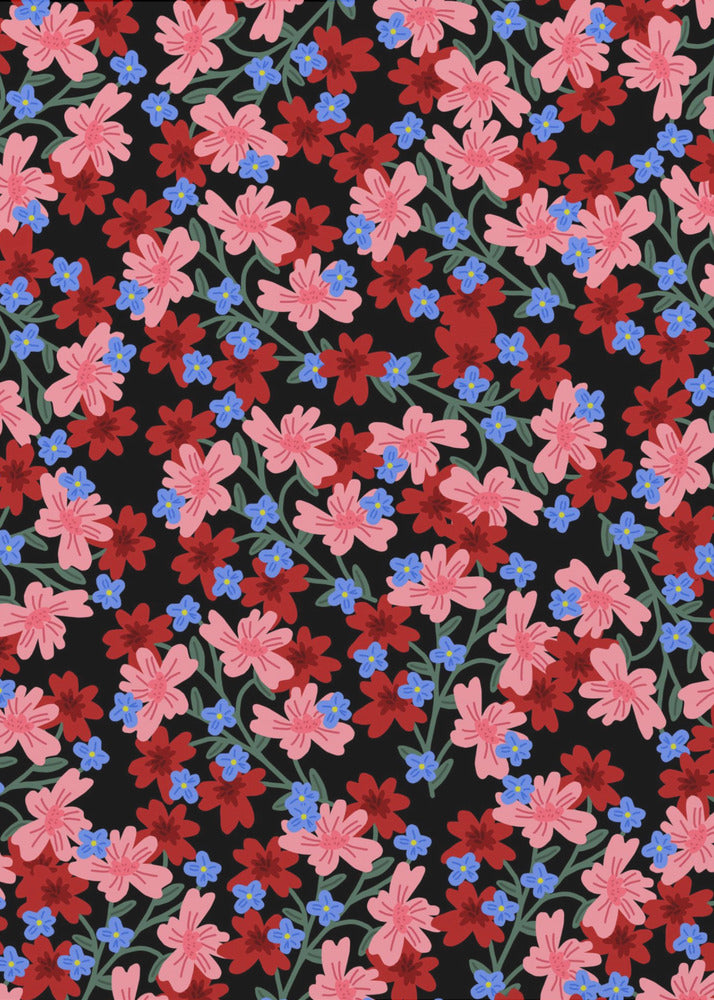 9933x14043 Din 50 Romantic Floral | Canvas