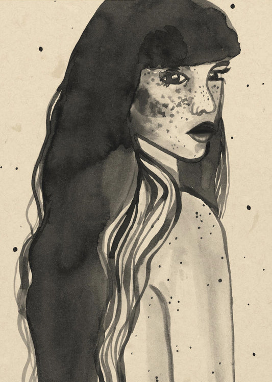 Long Hair Lady | Poster