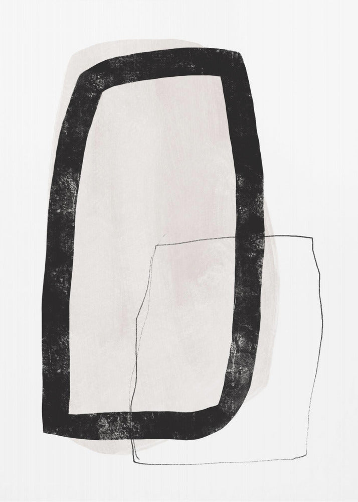 Monochrome Layers | Canvas