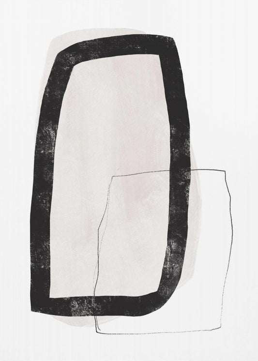 Monochrome Layers | Canvas