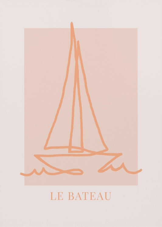 Le Bateau Corall | Canvas