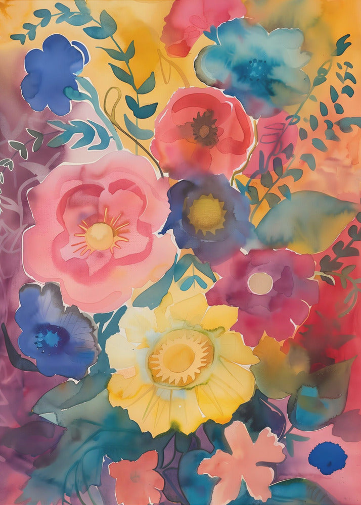 Watercolor Floral No. 6 | Poster