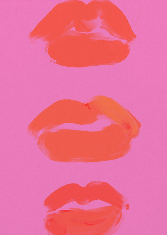 Neon Pout Series | Canvas