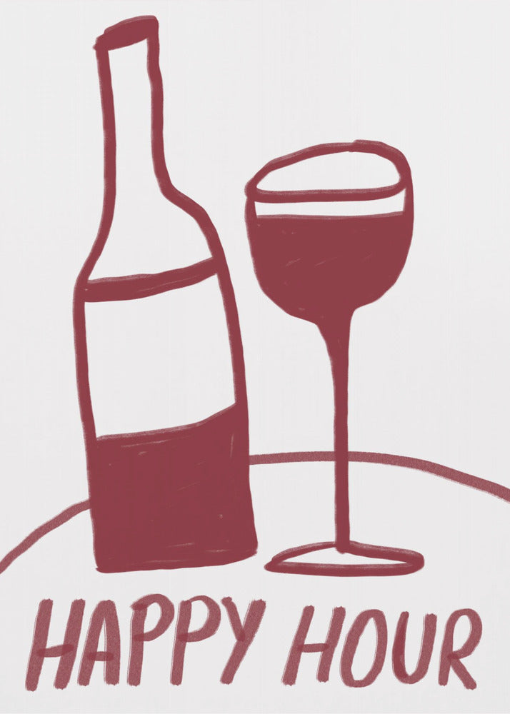 Wine Time Delight | Canvas