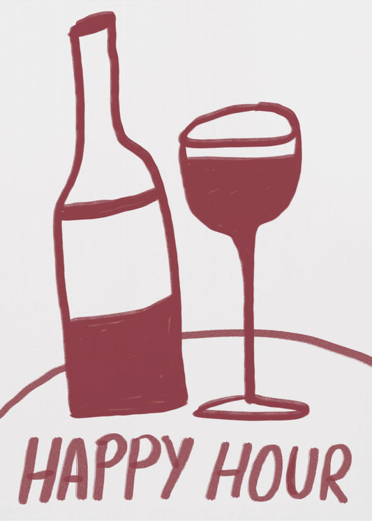 Wine Time Delight | Canvas