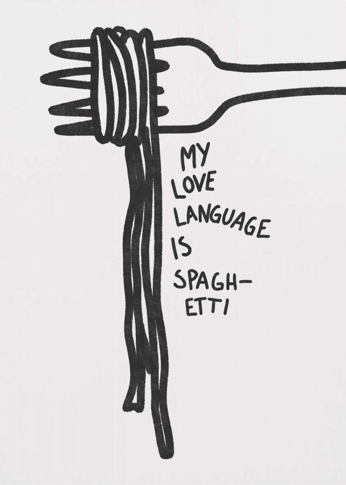 Spaghetti Love Language | Canvas