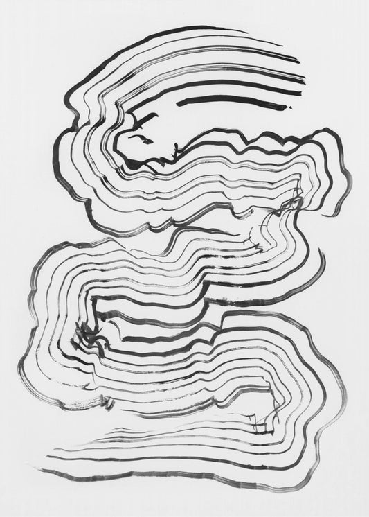 Painterly Abstract lines 01 | Poster