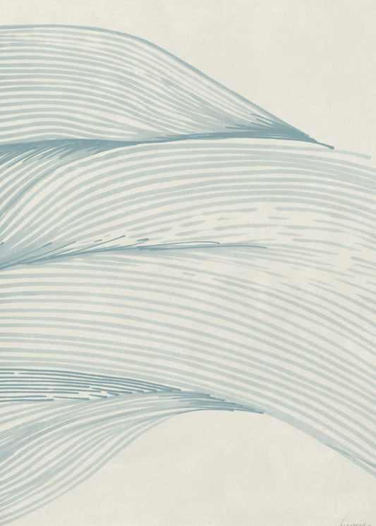 Ocean in lines 01 | Canvas