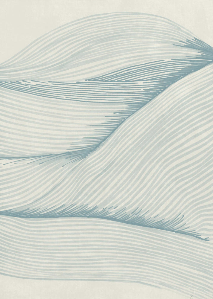 Ocean in lines 02 | Canvas