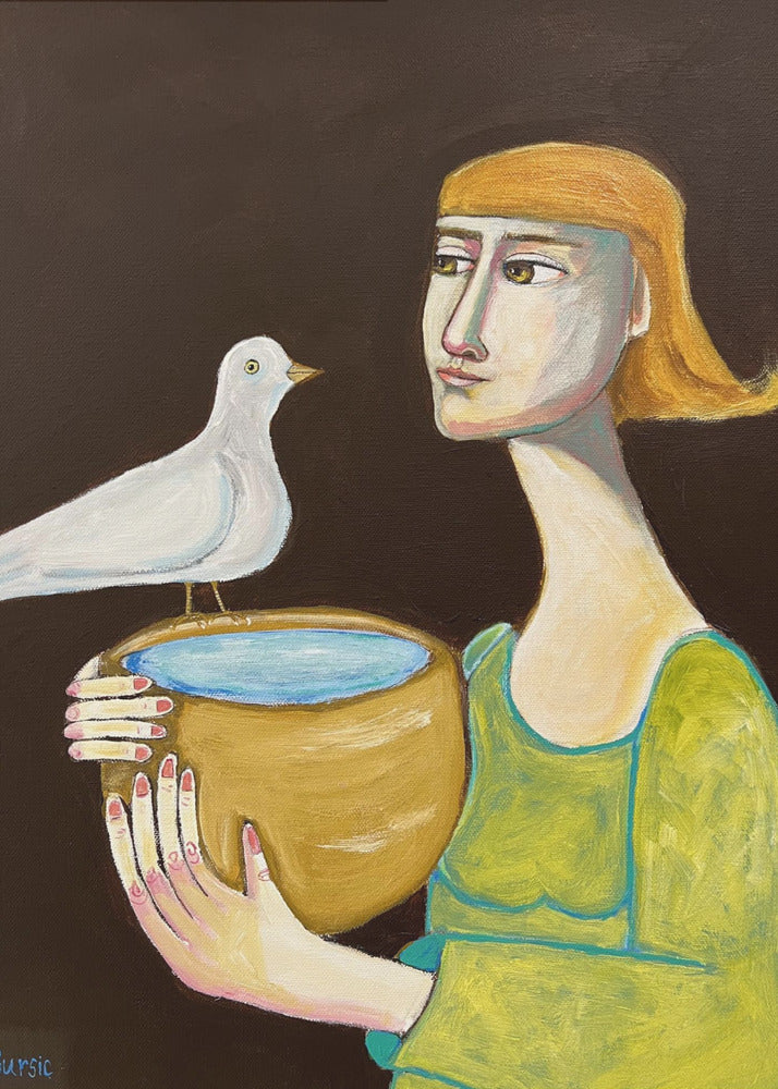 The water giver | Canvas