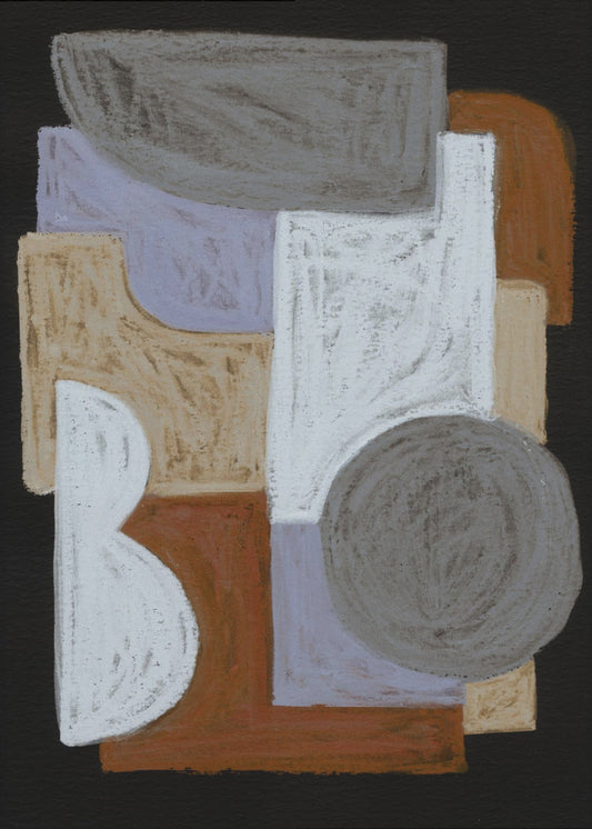 Chalks and Shapes 5 | Poster