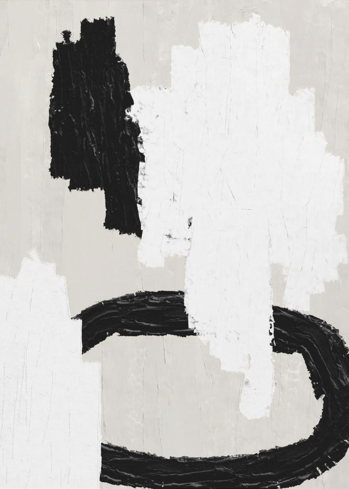Monochrome Strokes | Poster
