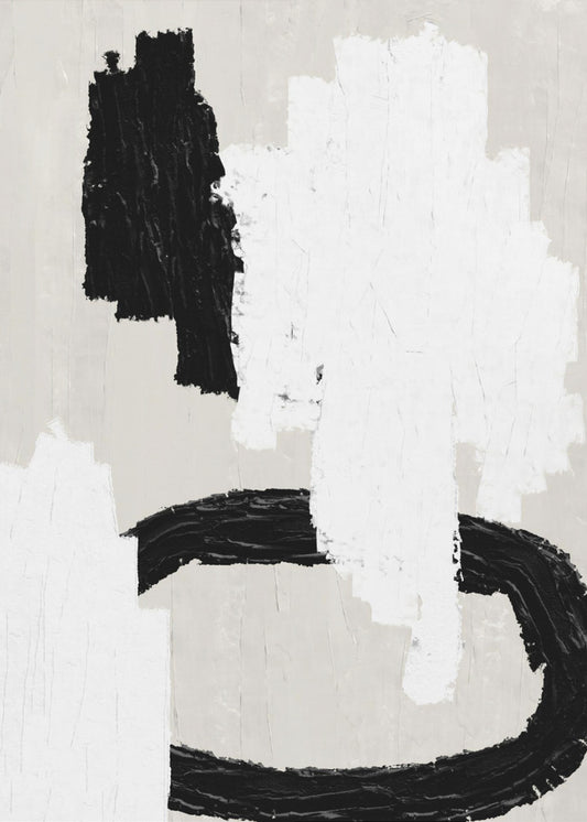 Monochrome Strokes | Canvas