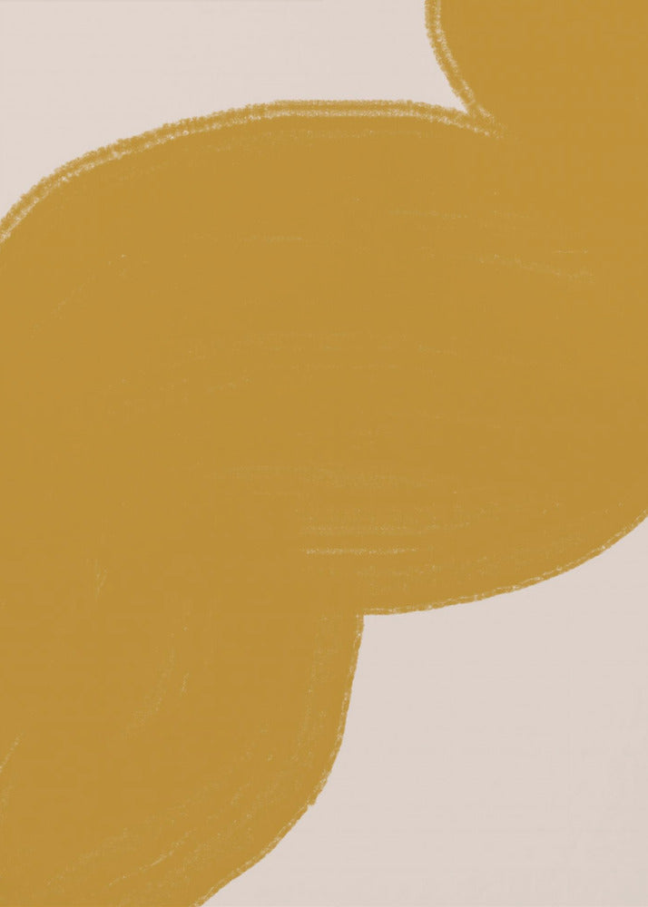 Golden Swirl Path | Poster