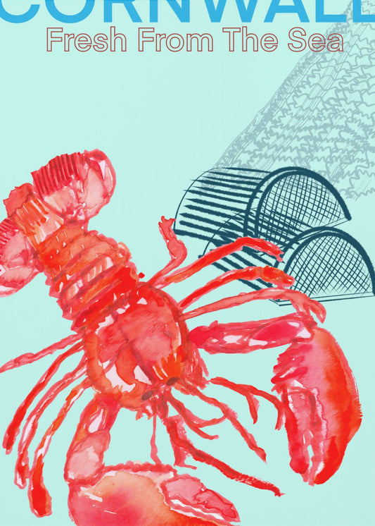 Cornwall Fresh From the Sea Poster | Poster